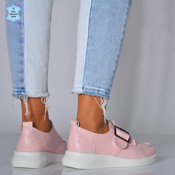 Pantofi Dama Piele Naturala Azdra Roz- Need 4 Shoes