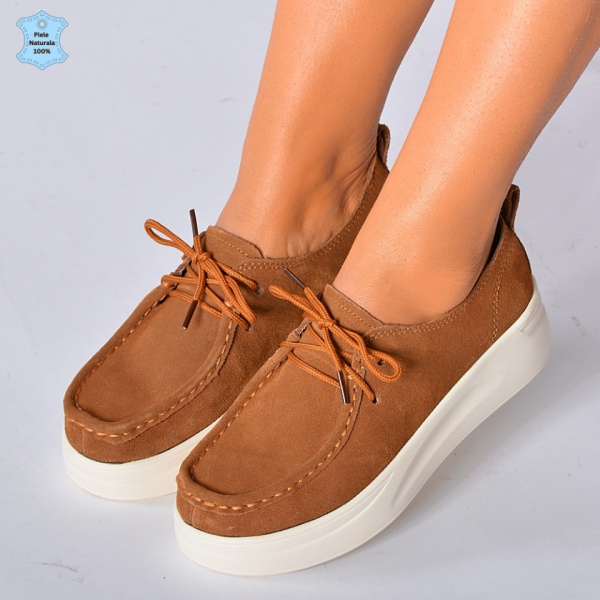 Pantofi Dama Piele Naturala Marllen Camel- Need 4 Shoes