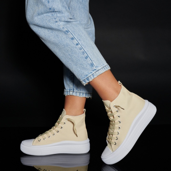 Tenisi Dama Indila Bej- Need 4 Shoes