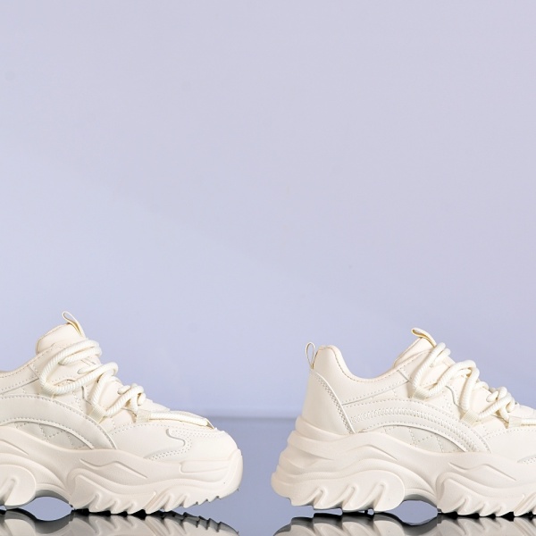 Adidasi Dama Palmer 2 Bej- Need 4 Shoes