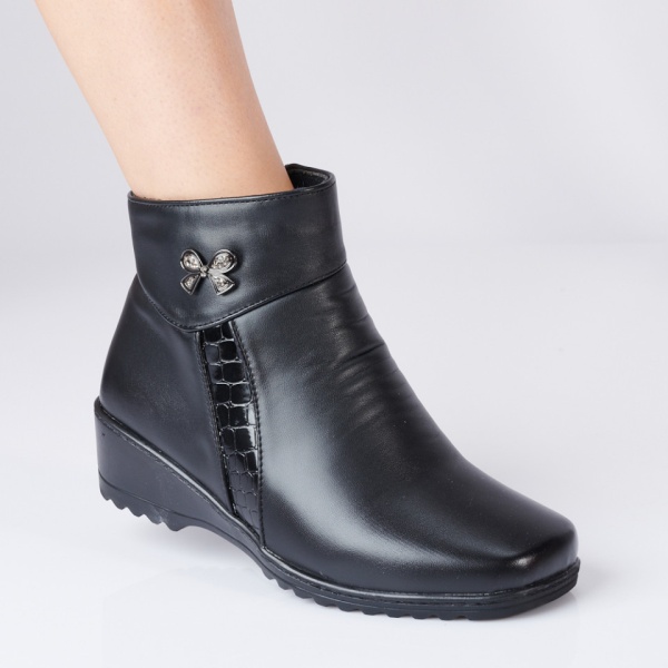 Ghete dama imblanite Noni 17 Negre - Need 4 Shoes