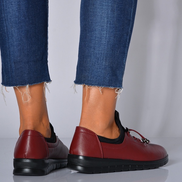 Pantofi Casual Dama Ponce Bordo- Need 4 Shoes