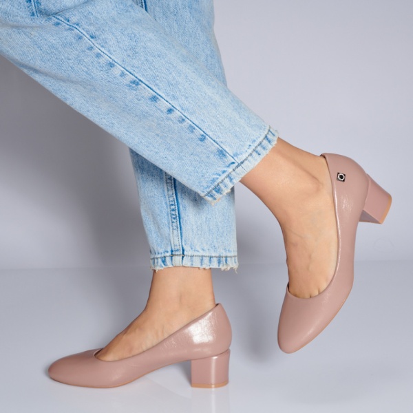 Pantofi Cu Toc Dama Melina Roz- Need 4 Shoes