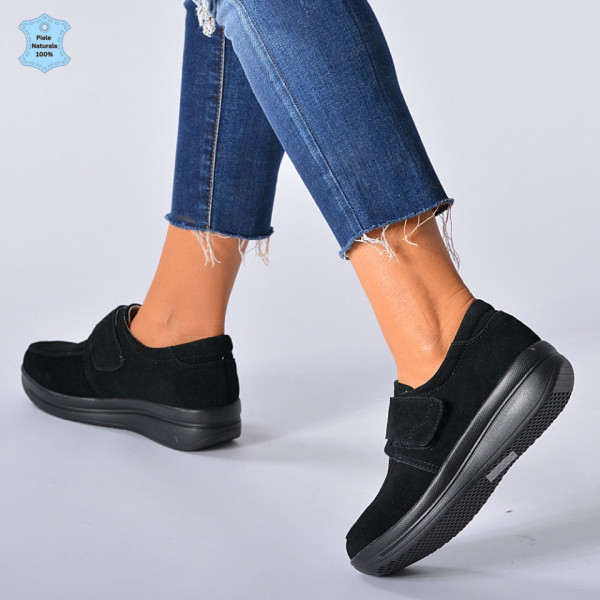 Pantofi Dama Piele Naturala Sarah 2 Negri - Need 4 Shoes