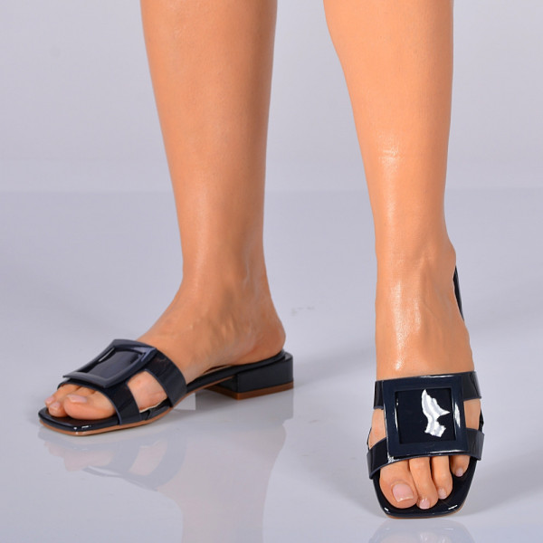 Papuci Cu Toc Abby Navy