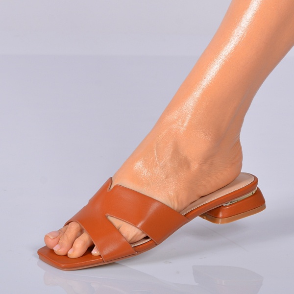 Papuci Cu Toc Karelia Camel- Need 4 Shoes