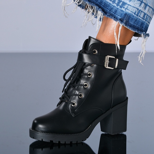 Botine Georgina Negre - Need 4 Shoes