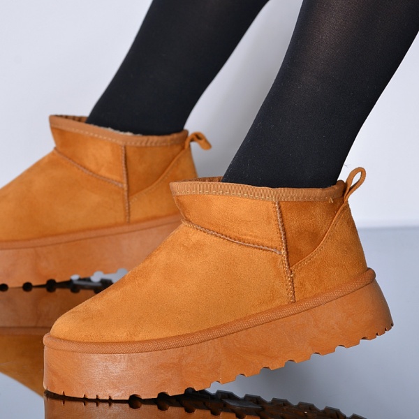 Cizme Dama Imblanite Aryna Camel- Need 4 Shoes