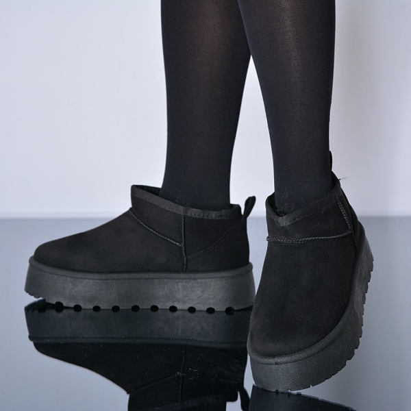 Cizme Dama Imblanite Aryna Negre - Need 4 Shoes