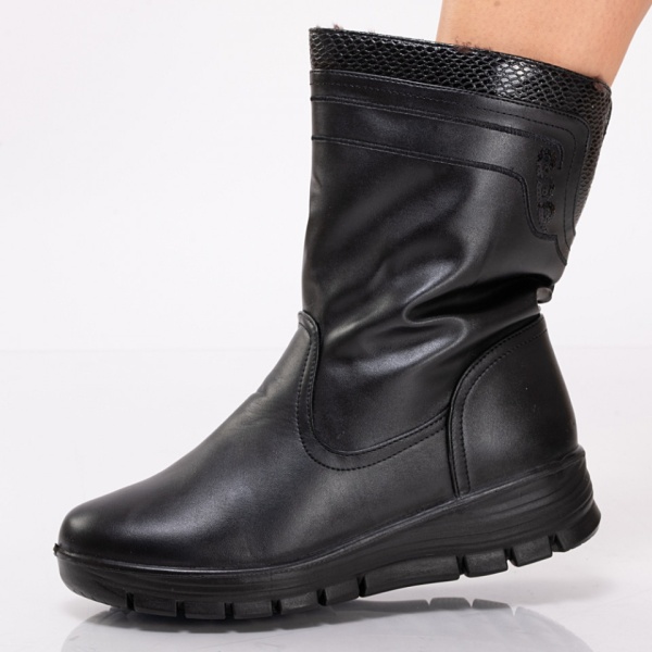 Cizme Dama Imblanite Oana Negre - Need 4 Shoes