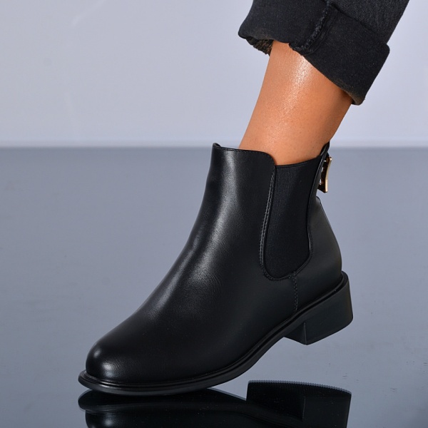 Ghete Dama Imblanite Elenora Negre - Need 4 Shoes