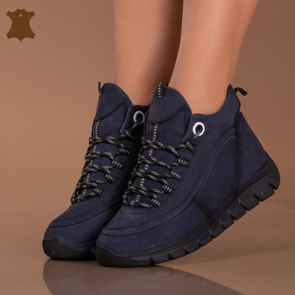 Ghete Dama Piele Naturala Vera Navy