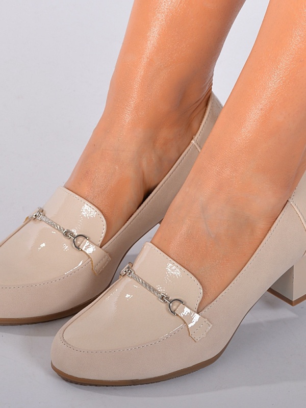 Pantofi Cu Toc Dama Brandy 2 Bej