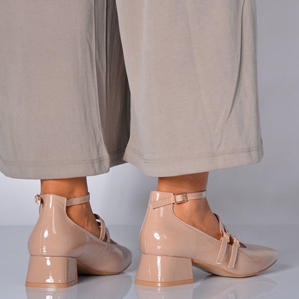 Pantofi Cu Toc Dama Elvyra Nude- Need 4 Shoes