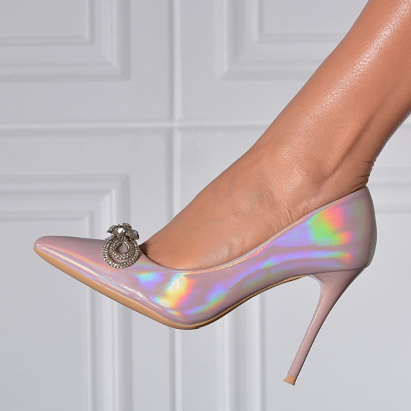 Pantofi Cu Toc Dama Sinderela Roze- Need 4 Shoes