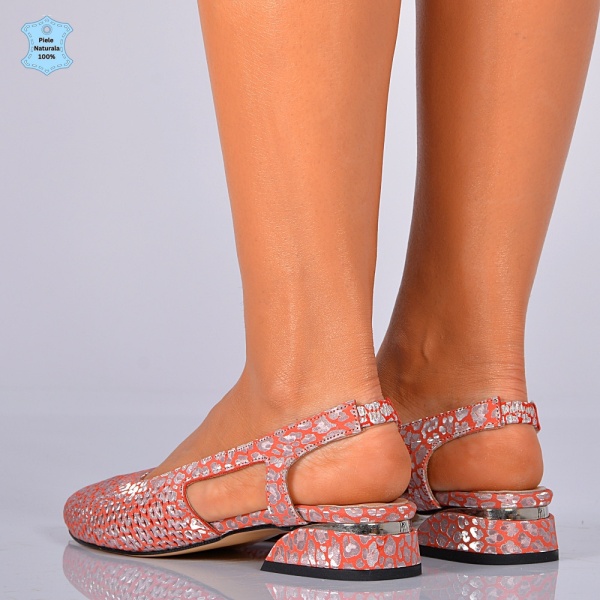 Pantofi Cu Toc Piele Naturala Giulia 2 Rosii- Need 4 Shoes