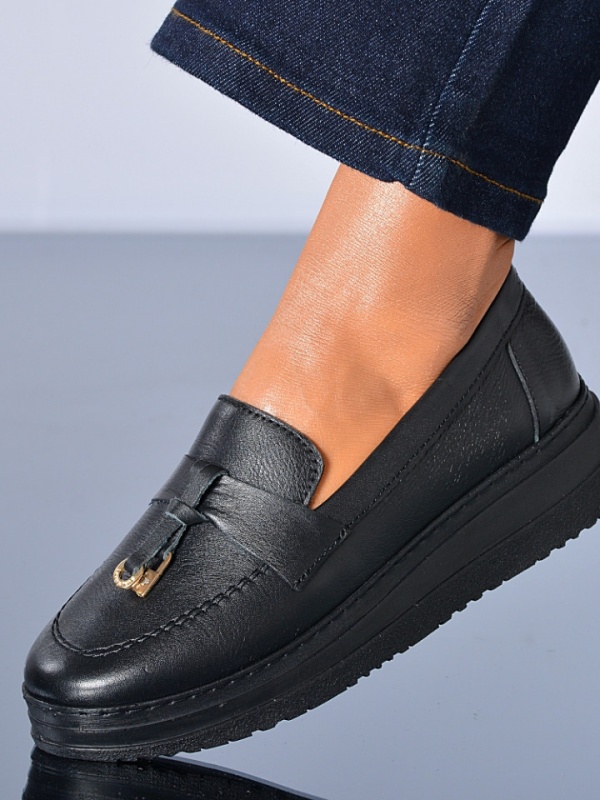 Pantofi Dama Piele Naturala Maira Negri - Need 4 Shoes
