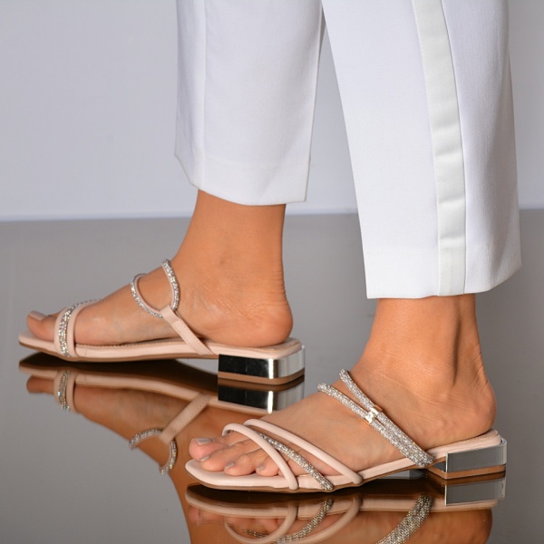 Papuci Cu Toc Lulu Bej- Need 4 Shoes