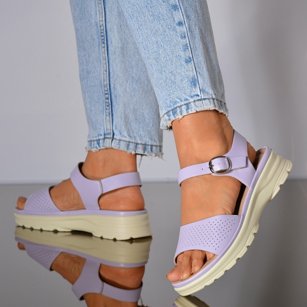 Sandale Cu Platforma Armida Mov- Need 4 Shoes