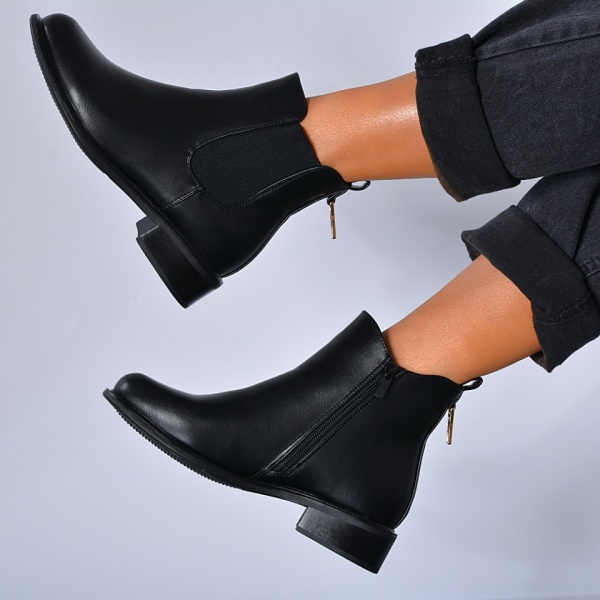 Ghete Dama Imblanite Elenora Negre - Need 4 Shoes