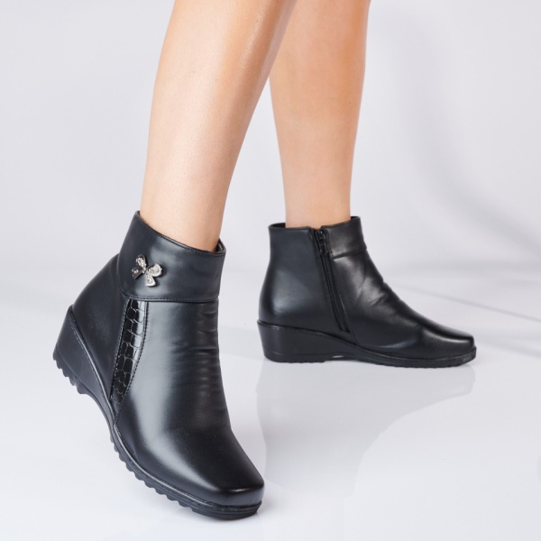 Ghete dama imblanite Noni 17 Negre - Need 4 Shoes