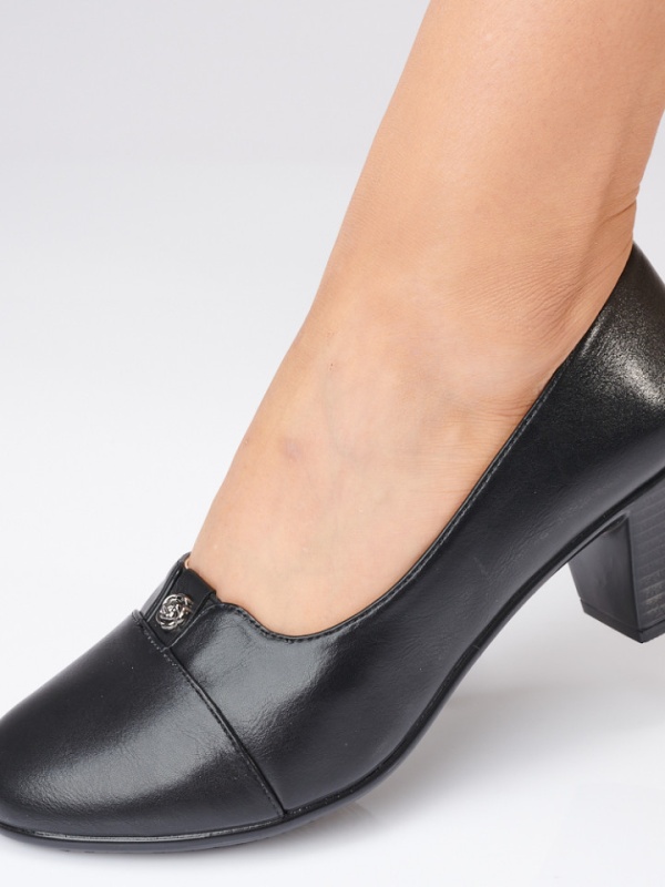 Pantofi Cu Toc Dama Elodia Negri- Need 4 Shoes