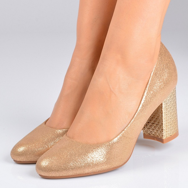 Pantofi Cu Toc Dama Etell Roze- Need 4 Shoes