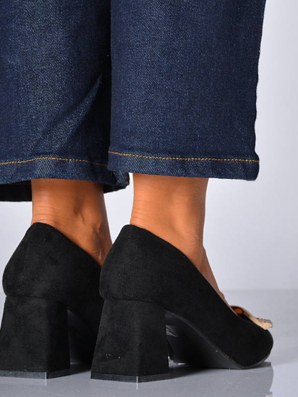 Pantofi Cu Toc Dama Hera Negri - Need 4 Shoes
