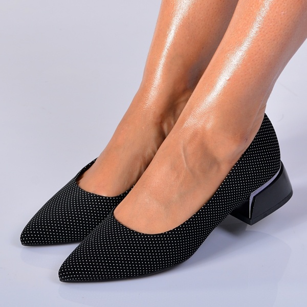 Pantofi Cu Toc Dama Stefania Negri- Need 4 Shoes