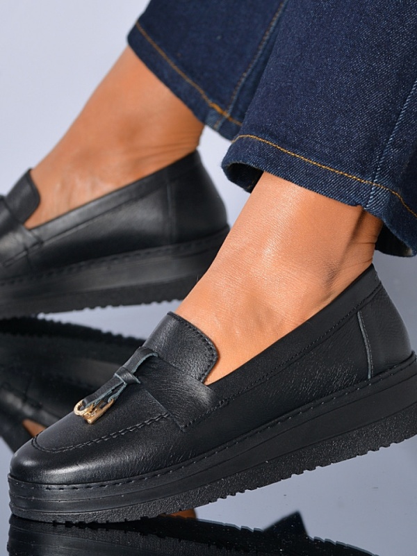 Pantofi Dama Piele Naturala Maira Negri - Need 4 Shoes