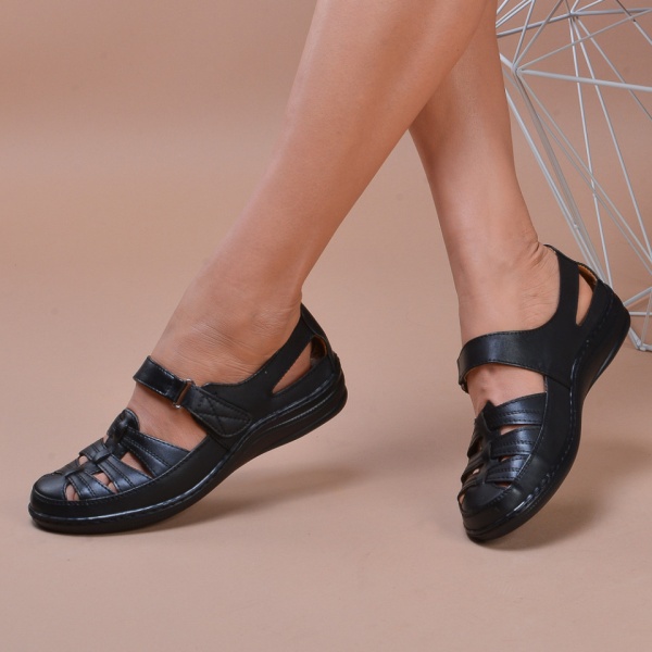 Sandale Dama Iustina Negre- Need 4 Shoes