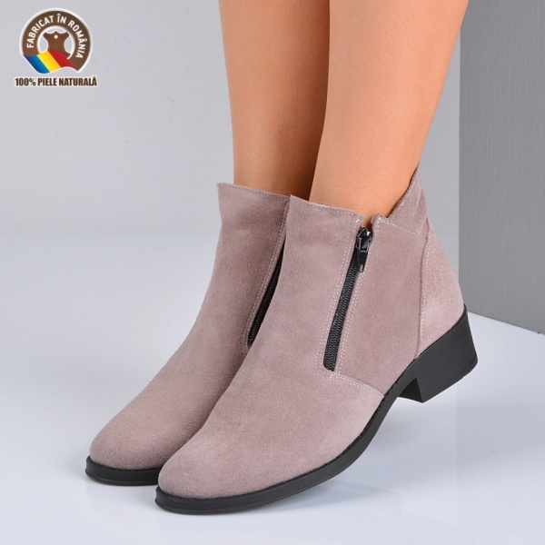 Ghete Dama Piele Naturala Bety 2 Cafe- Need 4 Shoes