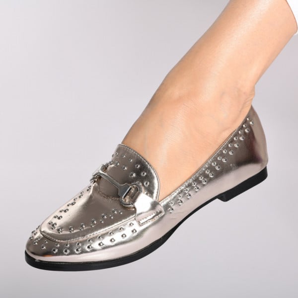 Pantofi Casual Dama Trevor Aurii- Need 4 Shoes