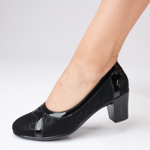 Pantofi Cu Toc Dama Domnica Negri- Need 4 Shoes