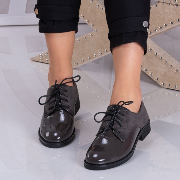 Pantofi Dama Casual Liora Gri - Need 4 Shoes