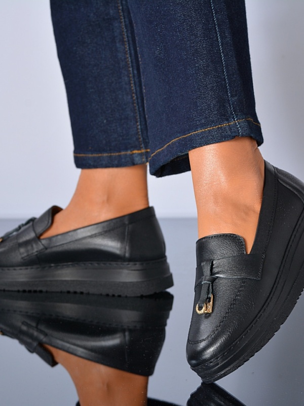 Pantofi Dama Piele Naturala Maira Negri - Need 4 Shoes