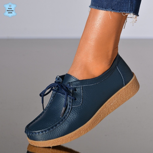 Pantofi Dama Piele Naturala Zora 3 Navy- Need 4 Shoes