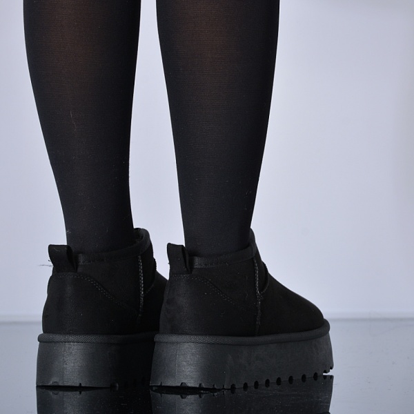 Cizme Dama Imblanite Aryna Negre - Need 4 Shoes