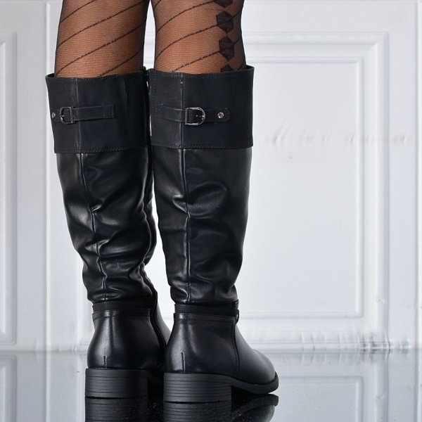 Cizme Dama Imblanite Rielyn Negre - Need 4 Shoes