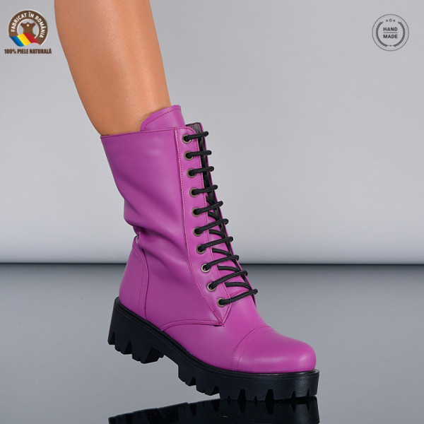 Cizme Dama Piele Naturala Maryn 2 Fuchsia- Need 4 Shoes