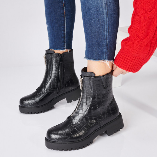 Ghete Dama Casual Armand Negre