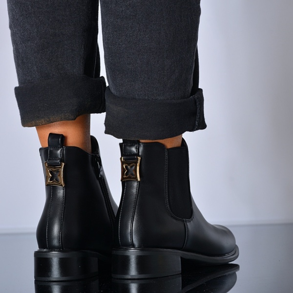 Ghete Dama Imblanite Elenora Negre - Need 4 Shoes