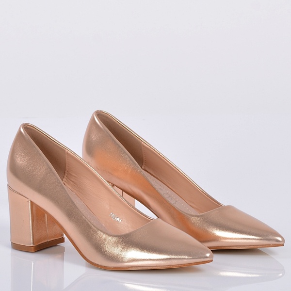 Pantofi Cu Toc Dama Josefine Roze