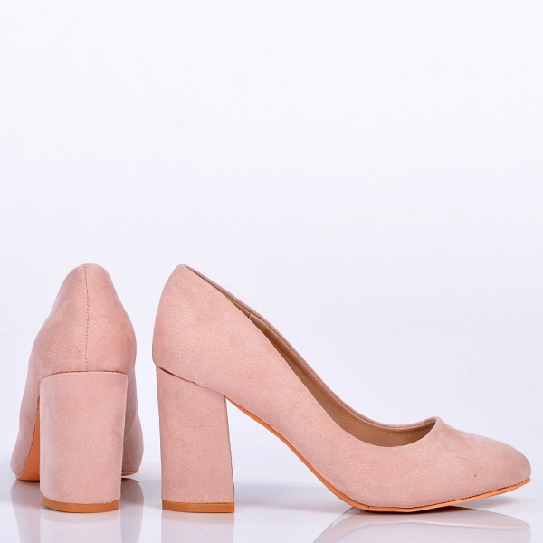 Pantofi Cu Toc Dama Sorina Roz