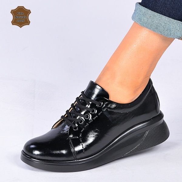 Pantofi Dama Piele Naturala Lola 2 Negri