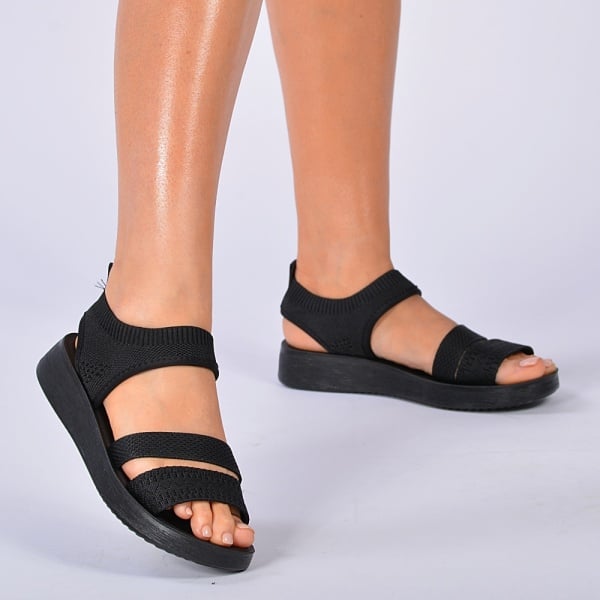 Sandale Dama Renda Negre