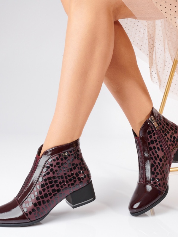 Botine Hermina 5 Bordo- Need 4 Shoes