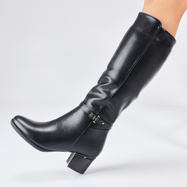 Cizme Dama Imblanite Natalia Negre - Need 4 Shoes