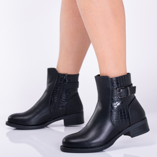 Ghete Dama Imblanite Celestia Negre - Need 4 Shoes
