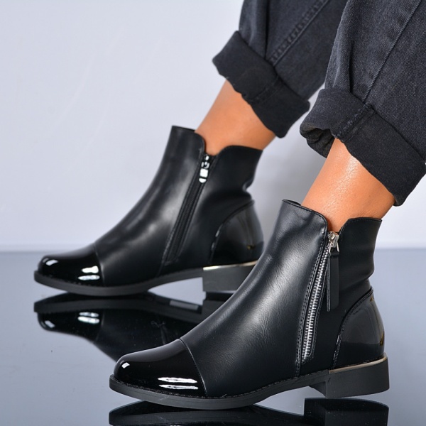 Ghete Dama Imblanite Scarlett Negre - Need 4 Shoes